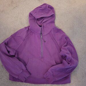 Scuba Oversized Cropped Hoodie